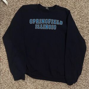 Springfield Illinois Women's Navy Sweater